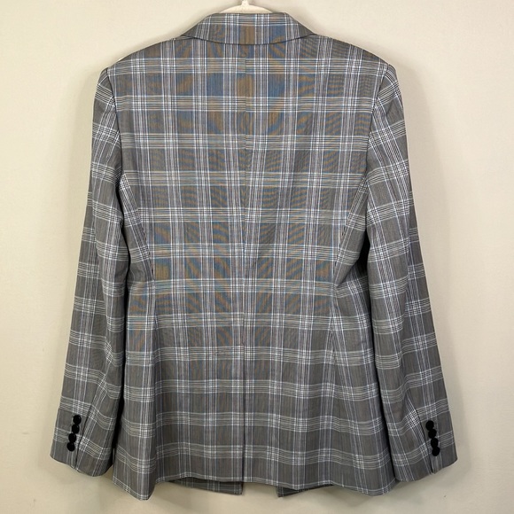 Theory Power Jacket in Maple Check - Picture 4 of 8